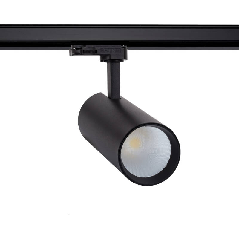 Imagem de Foco LED New Bertha Preto 30W CCT Seleccionável LIFUD para Carril Trifásico