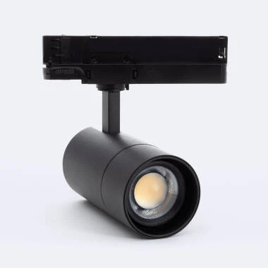 Foco Carril LED Trifásico 20W Wild CCT Seleccionável Regulável Multiângulo 24-60º