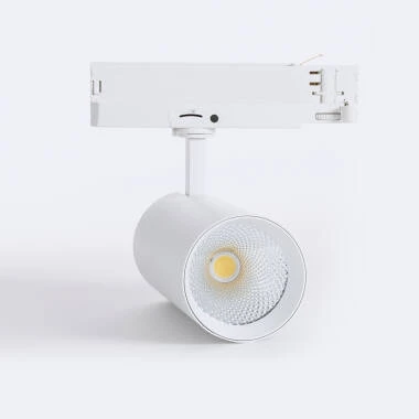 Foco Carril LED Trifásico 40W Carlo LIFUD CCT Seleccionable Blanco