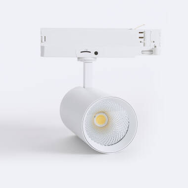 Foco Carril LED Trifásico 40W Carlo CCT Seleccionable Blanco