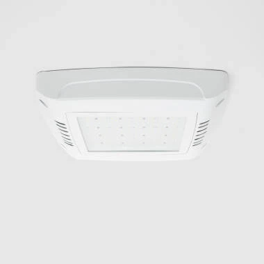 Foco LED Canopy Especial Gasolineras 100W LUMILEDS 150lm/W Driver Philips Xitanium Regulable 1-10V