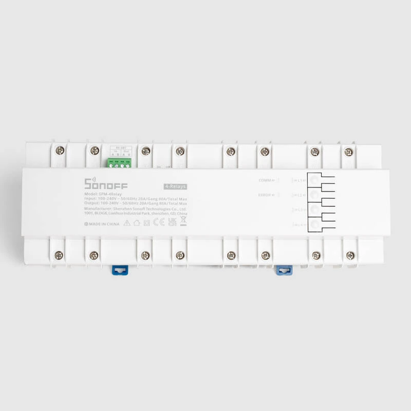 Imagem de Medidor de Potência WiFi Unidade Escrava Relés SONOFF SPM-4 Relay