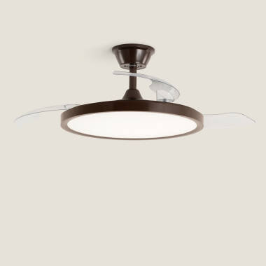 Imagem de Ventoinha de Teto com luz Silenciosa DC com aspas retráteis Kleon