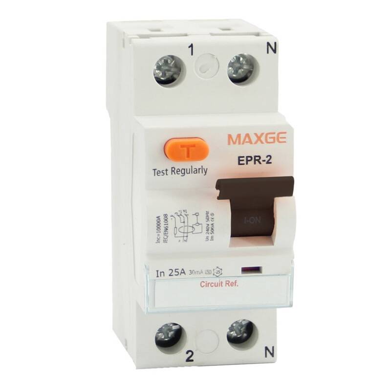 Imagem de Interruptor Diferencial Residencial Superimunizado 2P 30mA 25-63A 10kA Classe A MAXGE 