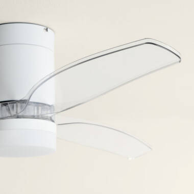 Imagen de Ventilador de Techo con luz Silencioso DC aspas de madera Leros