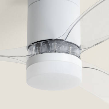 Imagen de Ventilador de Techo con luz Silencioso DC aspas de madera Leros