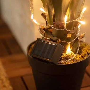 Grinalda Solar Exterior LED Lilac 2m