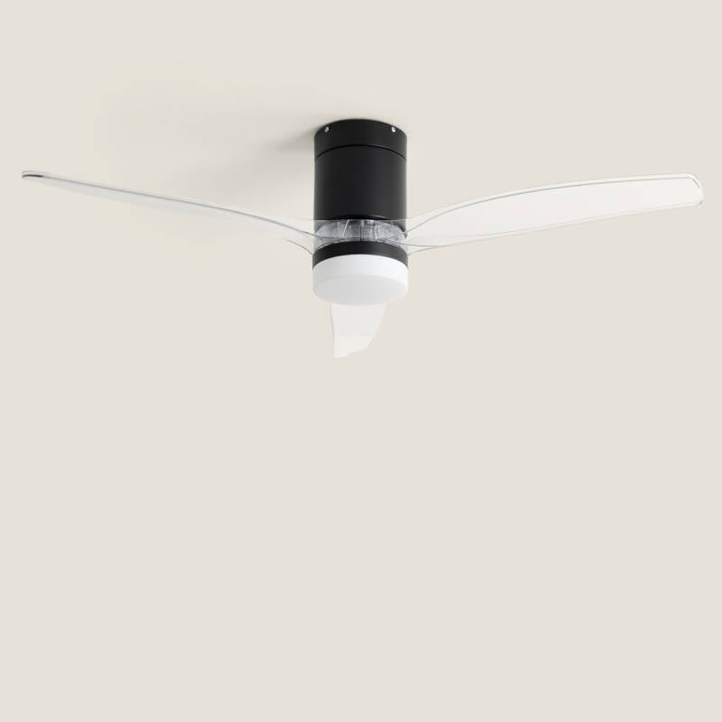 Imagen de Ventilador de Techo con luz Silencioso DC aspas de madera Leros