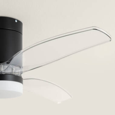 Imagen de Ventilador de Techo con luz Silencioso DC aspas de madera Leros