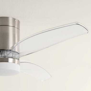 Imagen de Ventilador de Techo con luz Silencioso DC aspas de madera Leros