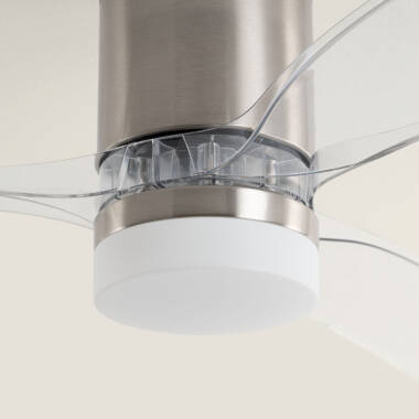 Imagen de Ventilador de Techo con luz Silencioso DC aspas de madera Leros