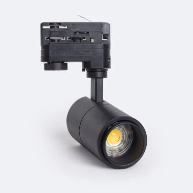 Foco Carril LED Trifásico 10W Regulable CCT Seleccionable Pulyx Multiángulo 15-60º