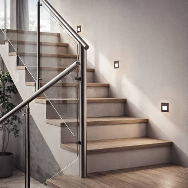 Imagen de Baliza de Pared LED 1.5W Empotrable Acero Inoxidable Larry