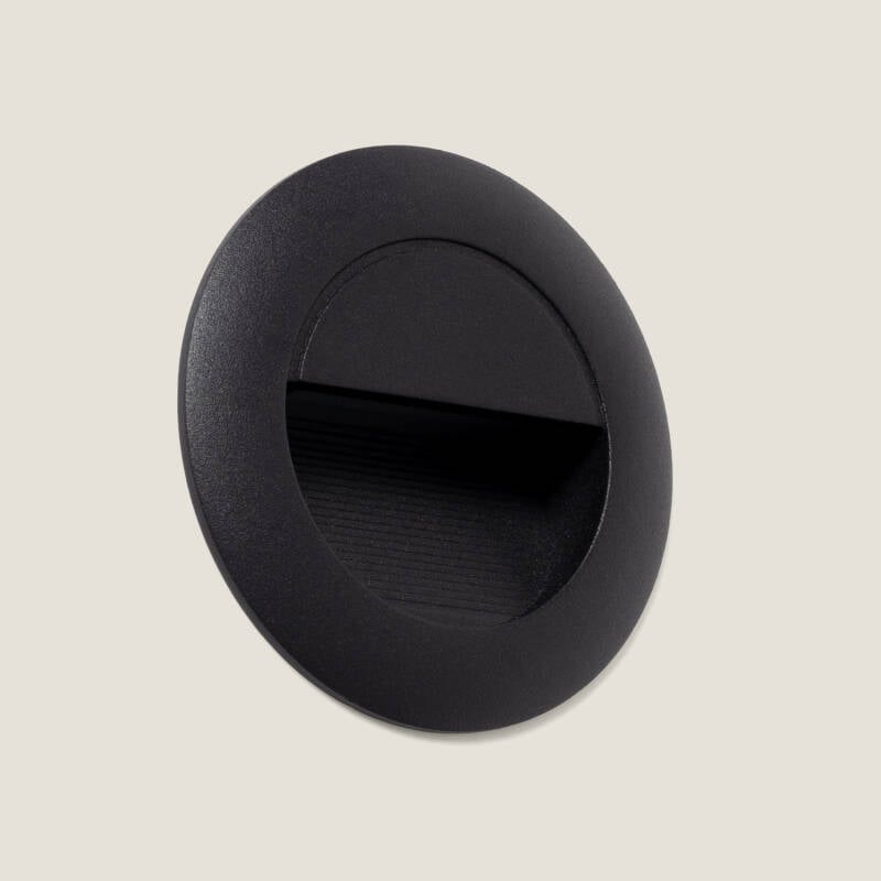 Imagem de Baliza Exterior LED 3W Embutida Parede Circular Segre