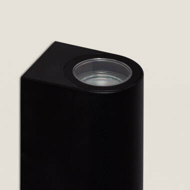 Imagem de Aplique de Parede Exterior Iluminação Dupla Gala Preto