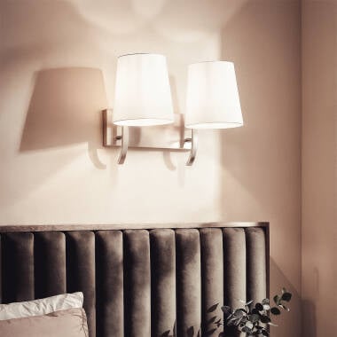 Imagen de Lámpara de Pared Metal 2 Focos Eikho