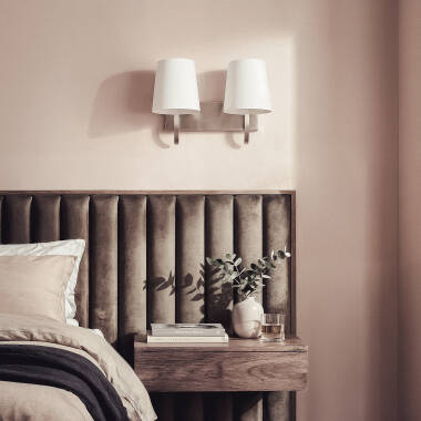 Imagen de Lámpara de Pared Metal 2 Focos Eikho