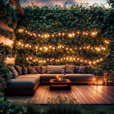 Imagen de Guirnalda Luces Exterior Easyfit 12VAC con 10 Bombillas 5.65m