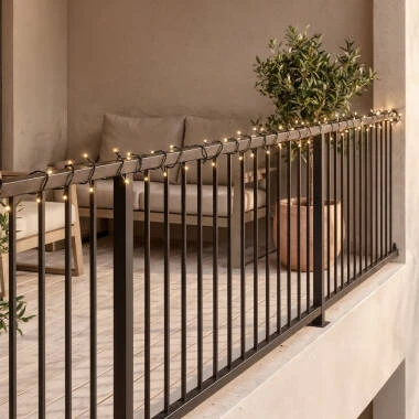 Imagen de Guirnalda Solar Exterior Cable LED 22m