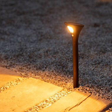 Pack 2 Balizas Solar Exterior LED com Espeto de Pé 60cm com Detector de Movimento