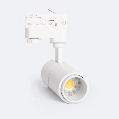 Foco Carril LED Trifásico 10W Regulável TRIAC CCT Seleccionável Pulyx Multiángulo 15-60º