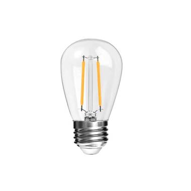 Lâmpada LED de filamento E27, 1 W, 80 lm, S14