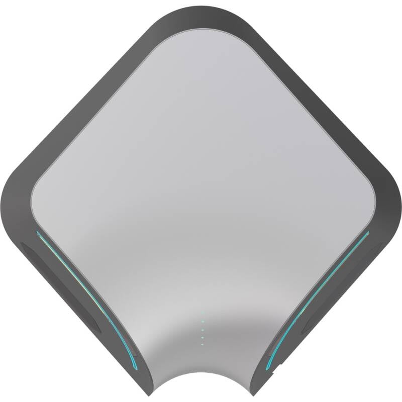 Imagem de Secador de Mãos Mars 1400 W em ABS com sensor de infravermelhos e filtro HEPA 