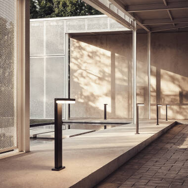 Imagen de Baliza Exterior LED 50cm 10W Aluminio Mirto Negro