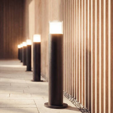 Imagen de Baliza Exterior Superficie Pie 50cm Aluminio Docker