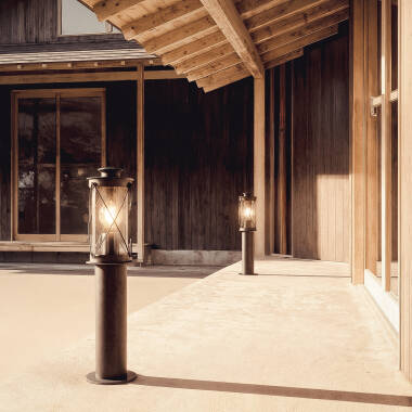 Imagen de Baliza Exterior Superficie Pie 50cm Acero Inoxidable Gedja