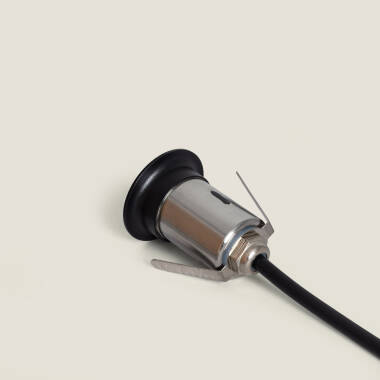 Imagem de Foco Exterior LED Encastrável de Chão 12V DC Preto Tiziano