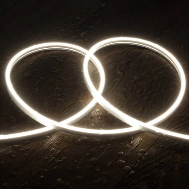 Tira LED Neón 24V 5m 10W/m Ancho 4 mm FreeCut IP65 NFLEX4