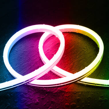 Tira LED Neón Regulable 220V RGB SFLEX8 9W/m Corte 100cm IP65 a Medida