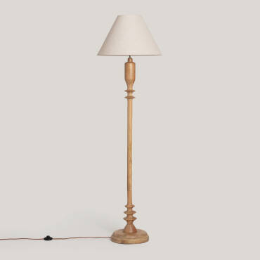 Fotografía del producto: Lámpara de Pie Madera Meena ILUZZIA