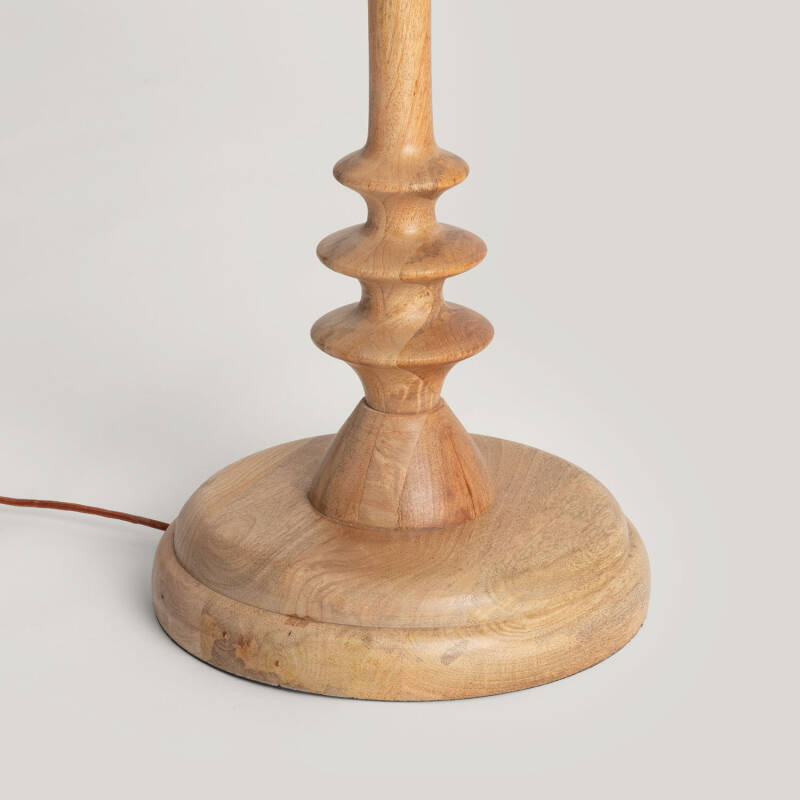 Imagem de Candeeiro de Pé Madeira Meena ILUZZIA