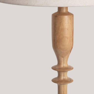 Imagem de Candeeiro de Pé Madeira Meena ILUZZIA