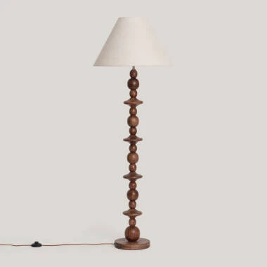 Lámpara de Pie Madera Tanish ILUZZIA