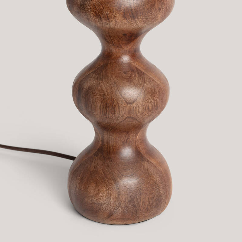 Imagen de Lámpara de Mesa Madera Anahla ILUZZIA