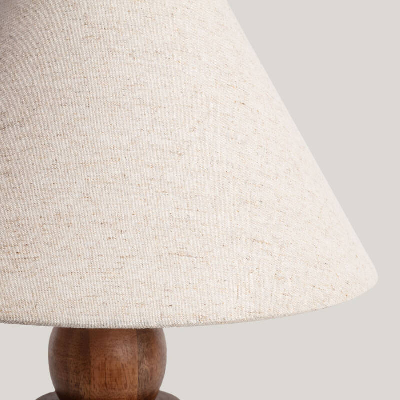 Imagen de Lámpara de Mesa Madera Adah ILUZZIA