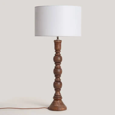 Candeeiro de Mesa Madeira Anand ILUZZIA