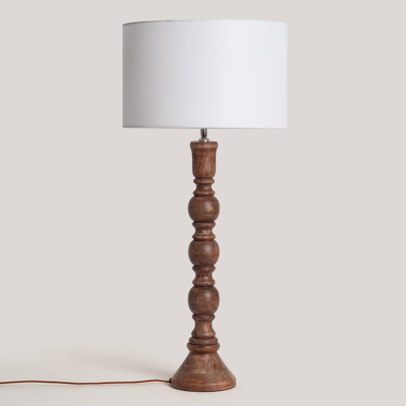 Imagen de Lámpara de Mesa Madera Anand ILUZZIA
