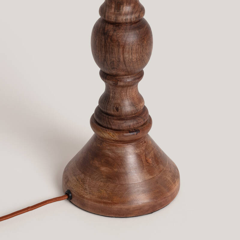Imagen de Lámpara de Mesa Madera Anand ILUZZIA