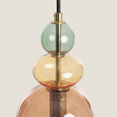 Imagen de Lámpara Colgante Metal y Cristal Baudelaire