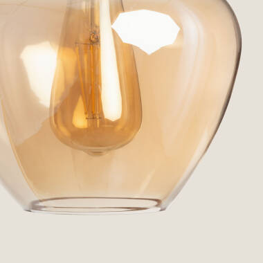 Imagem de Candeeiro Suspenso Metal e Vidro Daira