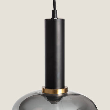 Imagen de Lámpara Colgante Metal y Cristal Daira