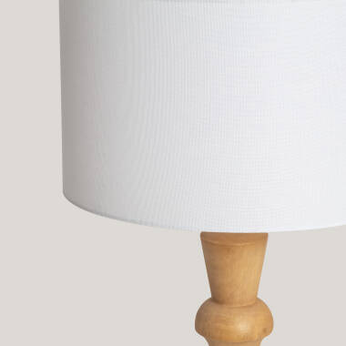 Imagem de Candeeiro de Mesa Madeira Marala ILUZZIA