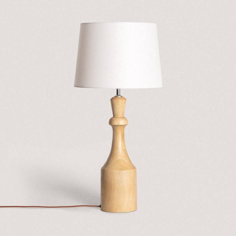 Imagen de Lámpara de Mesa Madera Marala ILUZZIA
