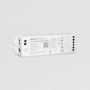 Controlador de Fita LED Mônocromática/CCT/RGB/RGBW/RGB+CCT 12-24-48 V MiBoxer LS2 Compatível com Controlo Remoto RF