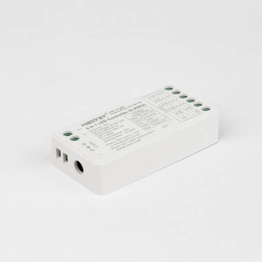 Controlador de Fita LED Monocromática/CCT/RGB/RGBW/RGB+CCT 12-24 V MiBoxer SR5 Compatível com Comando RF