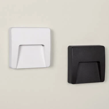 Imagem de Baliza Exterior LED 3W Superfície Parede Quadrado Nilsa